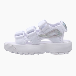 Fila Disrupter Kd - Poikien Sandaalit - Valkoinen | FI-62407